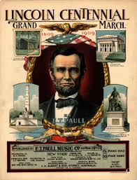 Et Paull Lincoln Centennial Vintage Sheet Music Music Covers Lincoln Memorial