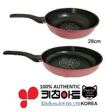 It's even metal utensil safe. Made In Korea Kitchen Art Diamond Wok Pan 28cm With Fry Pan 28cm Color Random Lazada Ph