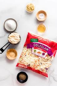 Mix all of the remaining ingredients in another bowl. Best Easy Homemade Coleslaw Recipe House Of Nash Eats