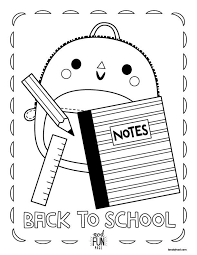 Use these fun back to school coloring pages. Nod Printable Coloring Page Back To School Crate Kids Blog Free Printable Coloring Printable Coloring Coloring Pages For Kids