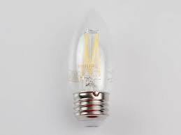 Philips Dimmable 3 3w 5000k 90 Cri Decorative Led Bulb E26 Base Wet Rated Title 20 Compliant 3 3b11 Per 950 Cl G E26 Dim 1fbt20 Bulbs Com