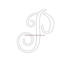 Print free large cursive letter r. Decorative Cursive Uppercase Lowercase Alphabet Stencils Freealphabetstencils Com