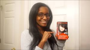 Black hair lets the colors do their job! Revlon Colorsilk Beautiful Color Soft Black Youtube