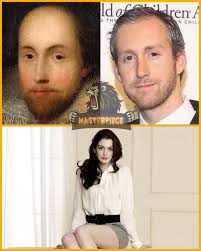 The husband of actress Anne Hathaway bears a striking resemblance to poet  William Shakespeare. Shakespeare's wife, who died in 1623, was also named  Anne Hathaway. “Life is too short to love you
