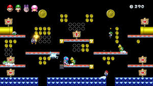 Wii, but you can't get it until you unlock superstar road. Super Mario Bros U Deluxe Review A Modern Masterpiece