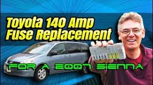 It is named for the italian city of siena, in the region of tuscany. How To Fix A 140 Amp Fusible Link Fuse In A 2007 Toyota Sienna Van Youtube