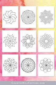 Search images from huge database containing over 620 736x951 easy flower coloring pages patterns coloring pages fbcovers easy. Mandala Coloring Pages For Kids 10 Free Printable Worksheets