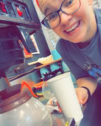 Coffee is brewing and cinnamon rolls are baking!! ☕️ The flavors today are  dropping in TEN MINUTES so find us before they sell out. ❤️