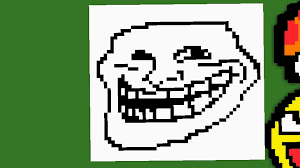 All orders are custom made and most ship worldwide within 24 hours. Troll Face Pixel Art Minecraft Map