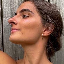 Amazon.com: Small Gold Hoop Earrings for Women