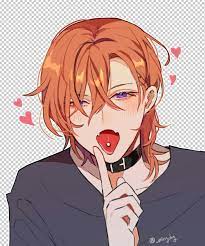 Chuuya With Tongue Piercing Heavy Breathing 3 Anime Tongue Piercing Anime Guys