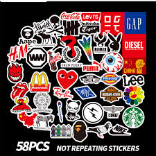 Maybe you would like to learn more about one of these? Stickers Sticker Machines Arts Crafts Sewing Fashion Big Brands Logo Laptop Luggage Stickers Graffiti Decals Vinyls Stickers Perfect To Car Motorcycle Bicycle Skateboard Luggage Bumper