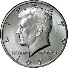 1971 50c Ms Kennedy Half Dollars Ngc