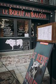 Le Boeuf Au Balcon Rennes Ille Et Vilaine France Aout 2019 Restaurant A Viande Rennes Le Bœuf Au Balcon Le Carte Des Vins Ille Et Vilaine Boeuf