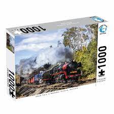 Jigsaw puzzles are fantastic for enjoying some quality family time with your kids so jump on in and take a look at some of the fabulous fun and educational jigsaw puzzles available in store at rainbow fun. Steam Train Victoria 1000 Piece Jigsaw Puzzle By Puzzlers World 9350375008110 Booktopia