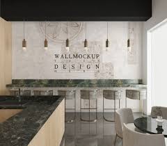 Maybe you would like to learn more about one of these? Premium Psd Mockup Wall In Modern Luxury Cafe Bar Interior