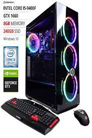 Cyberpowerpc Gamer Xtreme Vr Gaming Pc Intel Core I5 9400f 2 9ghz Nvidia Geforce Gtx 1660 Gaming Computer Kids Computer Computer