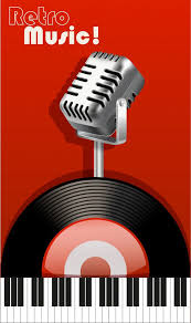 Download Retro Music With Microphone And Recorder For Free In 2020 Retro Music Music Festival Poster Retro