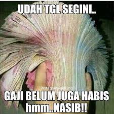 Gaji Belum Juga Habis Lucu Gambar Gambar Lucu