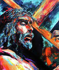 Where was jesus carrying the cross on good friday? Christ Carrying The Cross Posters Fine Art America