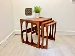 In the 1960s and 1970s g plan produced an amazing selection of coffee tables and side tables. G Plan Quadrille Nest Of Tables G Plan Coffee Tables Vintage Teak Coffee Tables Retro Lamp Tables Mid Century Tables Gplan Vintage Mid Century Coffee Table G Plan Coffee Table Teak