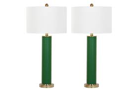 Decorating how to style your fireplace S 2 Cara Table Lamps Dark Green One Kings Lane In 2020 Lamp Green Table Lamp Dark Green Kitchen
