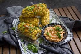 Gebackene Maiskolben Mit Paprika Miso Butter Toastenstein Com Rezept In 2020 Rezepte Maiskolben Portionen