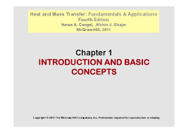 Fundamentals of heat and mass transfer by: Pdf Chapter 1 Introduction And Basic Concepts Heat And Mass Transfer Fundamentals Applications Fourth Edition Pro Ou Academia Edu