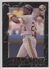 I have two 1992 topps barry bonds baseball cards. 1992 Fleer Ultra All Star Barry Bonds 16 On Kronozio