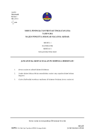 For more information and source, see on this link : Kertas Bm Kedah K1 Dan K2