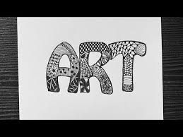 Art Doodle How To Draw A Word Art Doodle Art Easy Drawing For Kids Drawing With Pens Youtube Doodle Art Pen Drawing Pen Art Doodle Glitter pens are more like a ball point pen with a nice glide to the ink so you get a fun glitter accent with a consistent line.