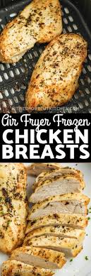 Roast the chicken breast uncovered for 30 to 40 minutes. Air Fryer Frozen Chicken Breasts 3 Ingredient Recipe The Shortcut Kitchen