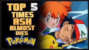 Ash ketchum is the protagonist of the pokemon anime. Top 5 Times Ash Almost Dies In Pokemon Youtube