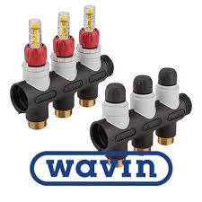 Yerden ısıtma da kollektör montajı, kolon hattı, hava alma purjörü ve askıla. Yerden Isitma Kollektorleri