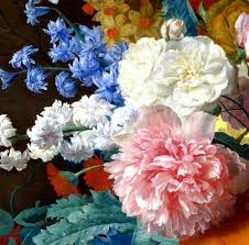 Vase Of Flowers By Dutch Artist Jan Van Huysum Jan Van Huysum Flowers In A Terracotta Vase Detail Flower Painting Paintings Tumblr Close Up Art