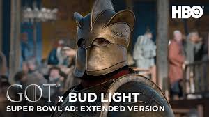 Game Of Thrones X Bud Knight Promo Superbowl Https Youtu Be 8fhoitb0zum Try A Numedia 15 Day Trial Numediatvtrial Com Numediagloba Super Bowl Hbo Hbo Got