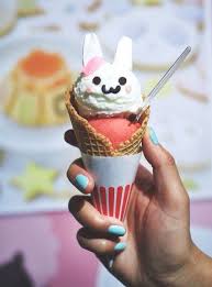 Glace Kawaii Trop Mignonne Alimentation Recettes Sucrees Gourmandise