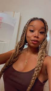 Puffy Ends Box Braids