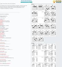 Check spelling or type a new query. Chord We Are The Champions Queen Tab Song Lyric Sheet Guitar Ukulele Chords Vip