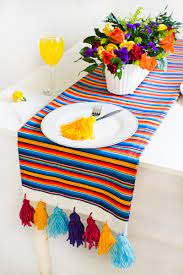 Dollar store hacks at hallstrom home. Guest Post Mexican Inspired Diy Table Runner Zazzle Blog