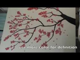 At the same time, the joyful tradition of hanami (flower viewing) is an old and ongoing tradition. Diy Painting Japanese Cherry Blossom Tree Youtube