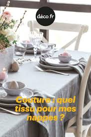 couture quel tissu pour mes nappes nappe decoration table nappe de table