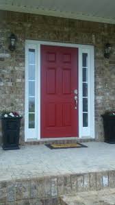 my front door..lowes front door red