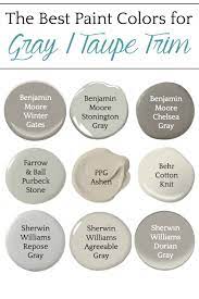 Best trim color for dark brown house. The Best Paint Colors For Gray Trim Bless Er House