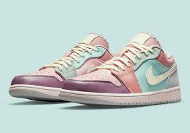 Those offerings, cast on a slightly narrower last to accommodate a woman's unique foot structure, include all the same throwback retro models that the guys have enjoyed. Air Jordan 1 Low Multicolor Dj5196 615 Release Info Sneakernews Com