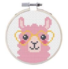 Check out the entire selection here! Pdf Cross Stitch Pattern Llama Fun For A Beginner Cross Etsy Simple Cross Stitch Easy Cross Stitch Patterns Kawaii Cross Stitch