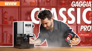Choosing your preferred blend, grinding and dosing, attaching the portafilter, emulsifying the milk. New Gaggia Classic Pro Espresso Machine 2021 Review Youtube