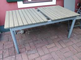 Rechteckiger Terassentisch Mit Den Massen Breite 90 Cm Lange 158 Cm Mit Option Durch Schiebe Klappelement Zu Verlangern Hoh Terassentisch Tischplatten Tisch