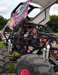 Demolition Diva, 12, is one of world's youngest MONSTER TRUCK drivers