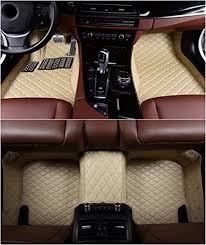 Okutech Custom Fit Allweather 3d Covered Xpe Leather Car Carpet Floorliner Floor Mats 3 Rows For Infiniti Qx80 With 2 Waterproof Car Car Floor Mats Floor Mats